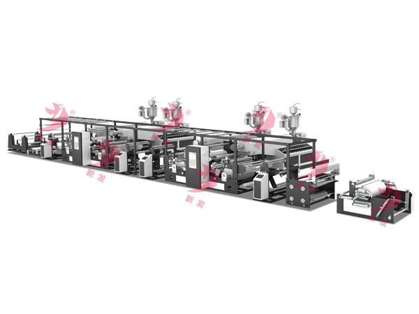 XFD-A双光面编织袋挤出淋膜复合机（四主机）